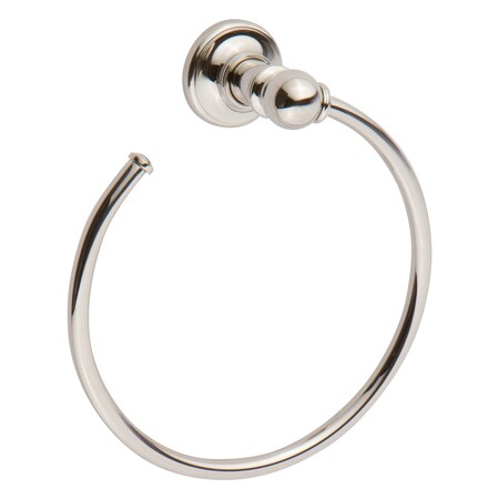 Ginger Towel Ring - Open in Polished Nickel 4521/PN